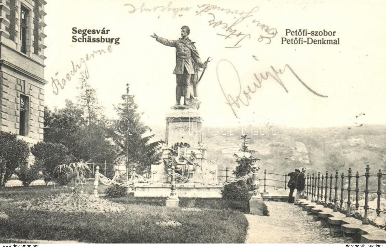 T2/T3 Segesvár, Schassburg, Sighisoara; Petőfi Szobor / Monument  (EK) - Unclassified