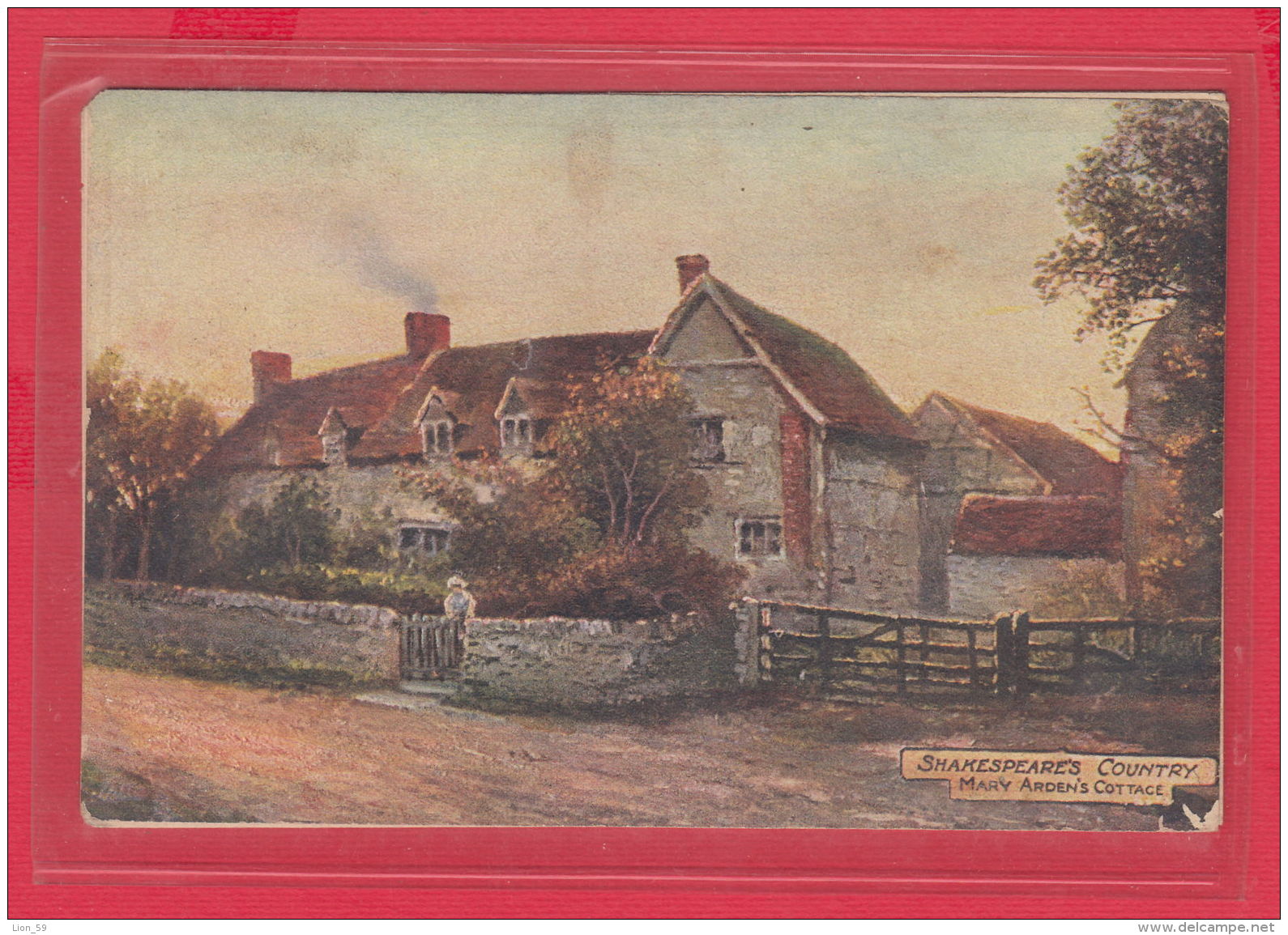 222909 / Raphael Tuck - SER. IV Nr. 7492 - Illustrator - William Shakespeare Poet COUNTRY MARY ARDEN'S COTTAGE - Tuck, Raphael