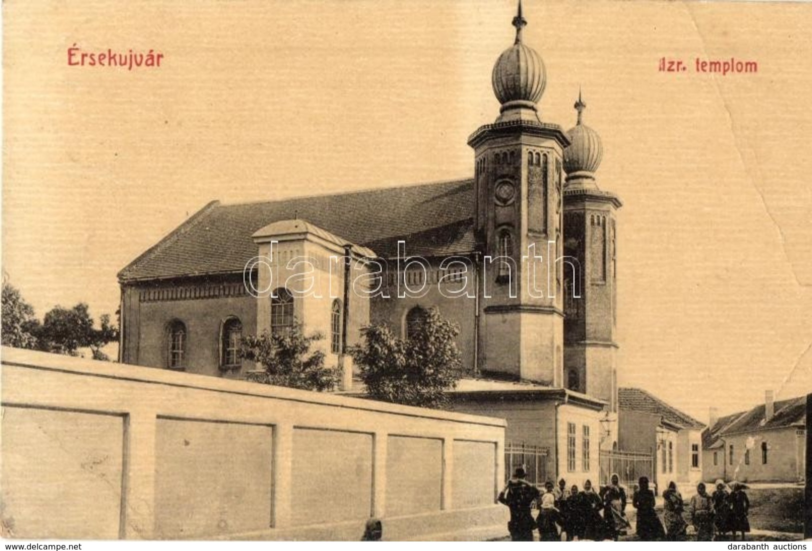 T3 Érsekújvár, Nové Zámky; Izraelita Templom, Zsinagóga. W. L. Bp. 440. / Synagogue (EB) - Zonder Classificatie