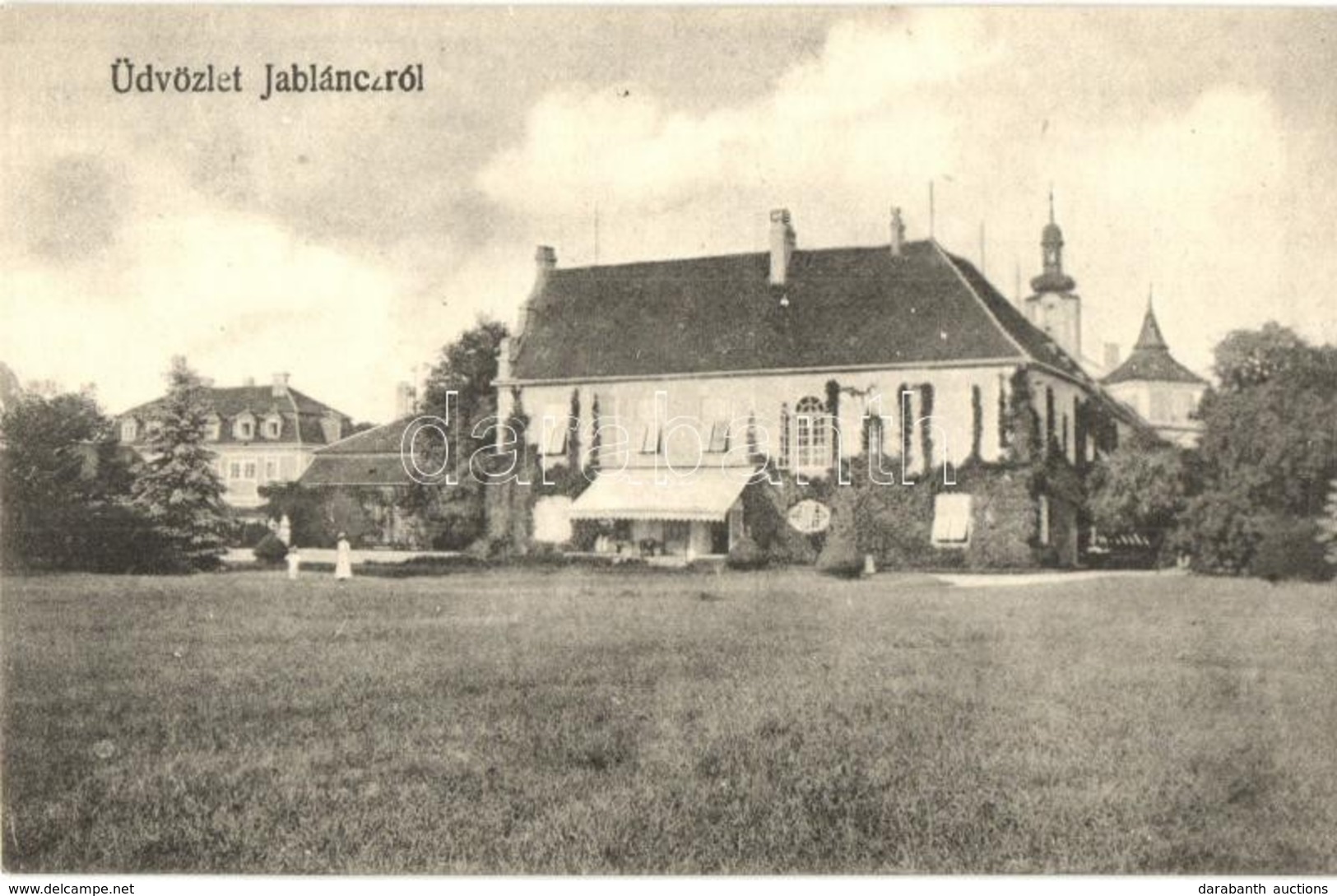 ** T2 Jablánc, Jablonica; Gróf Apponyi Kastély / Schloss / Castle - Zonder Classificatie