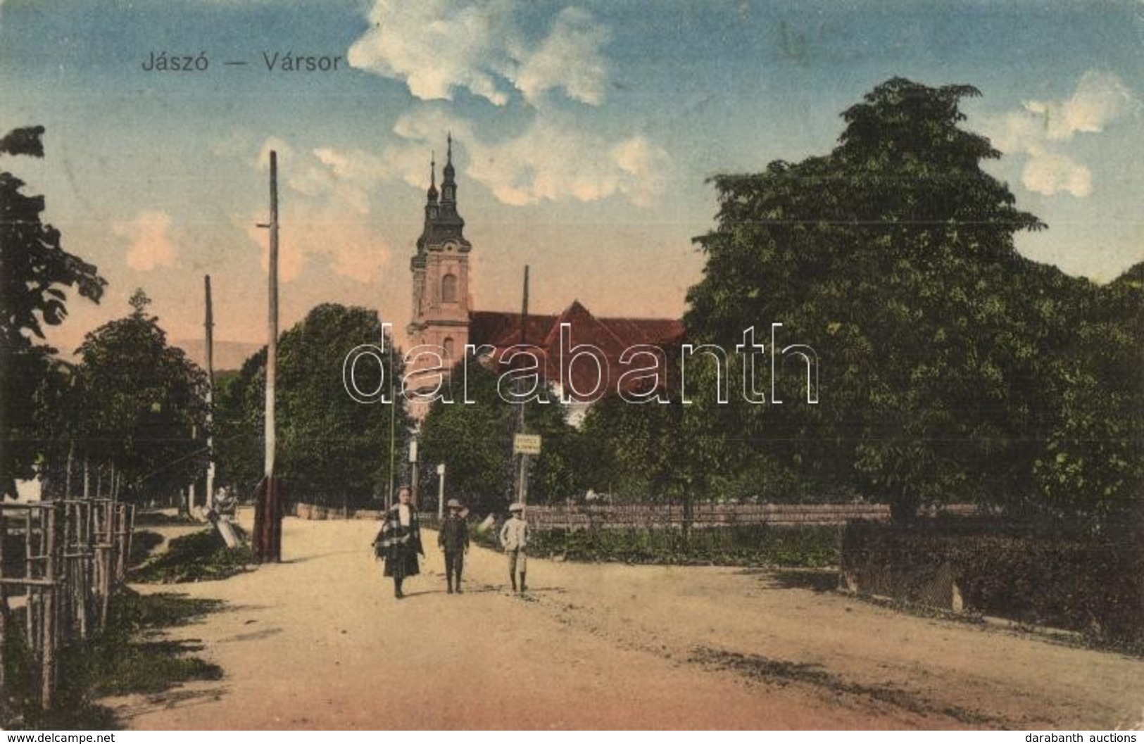 T2/T3 Jászó, Jászóvár, Jasov; Vársor. Balázsovich Kiadása / Castle Street View (EK) - Zonder Classificatie