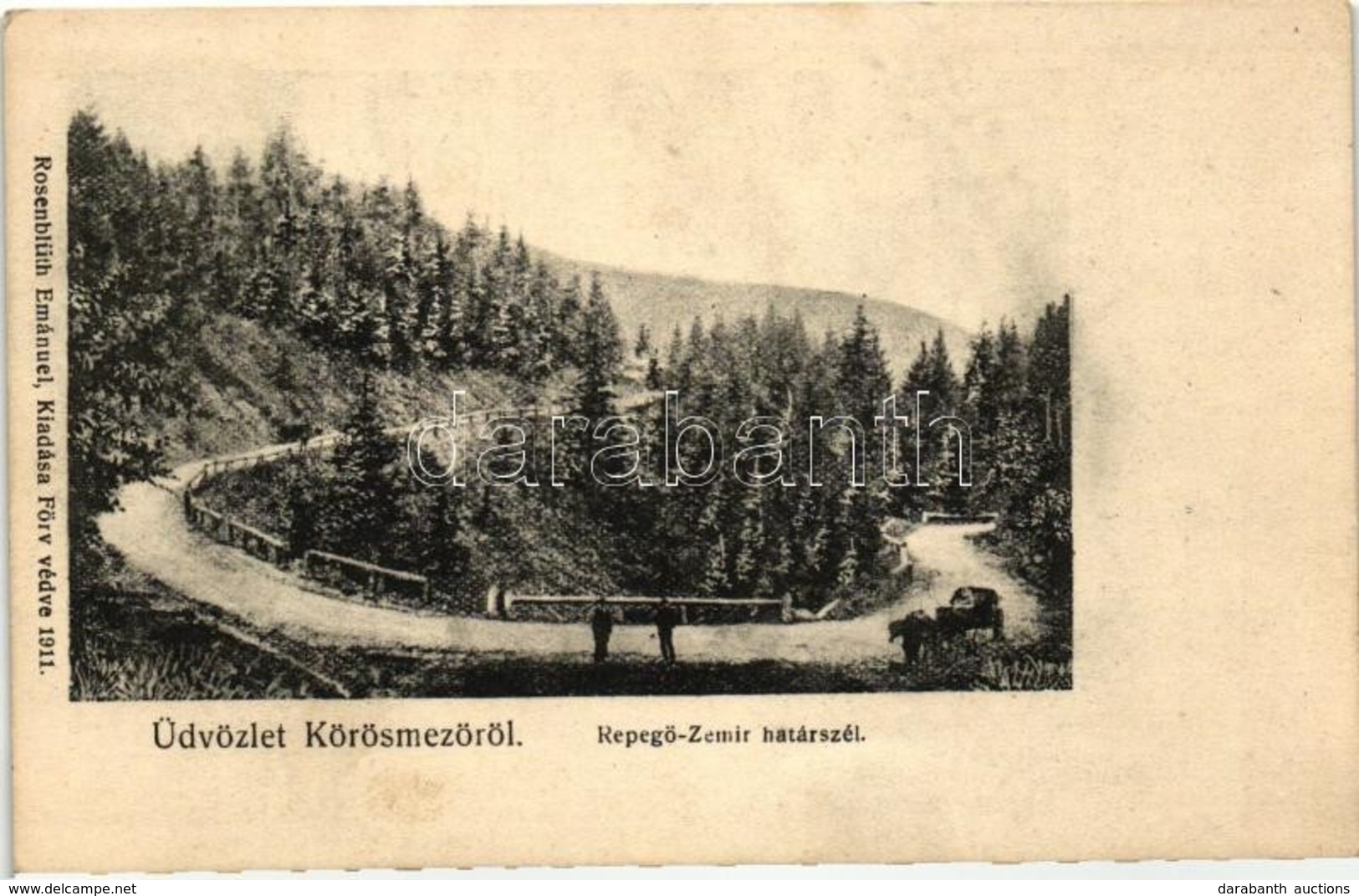 T2 Zemir, Havasalja; Repegő Határszél, Kiadja Rosenblüth Emánuel, Kőrösmező / Carpathian Border Region - Unclassified