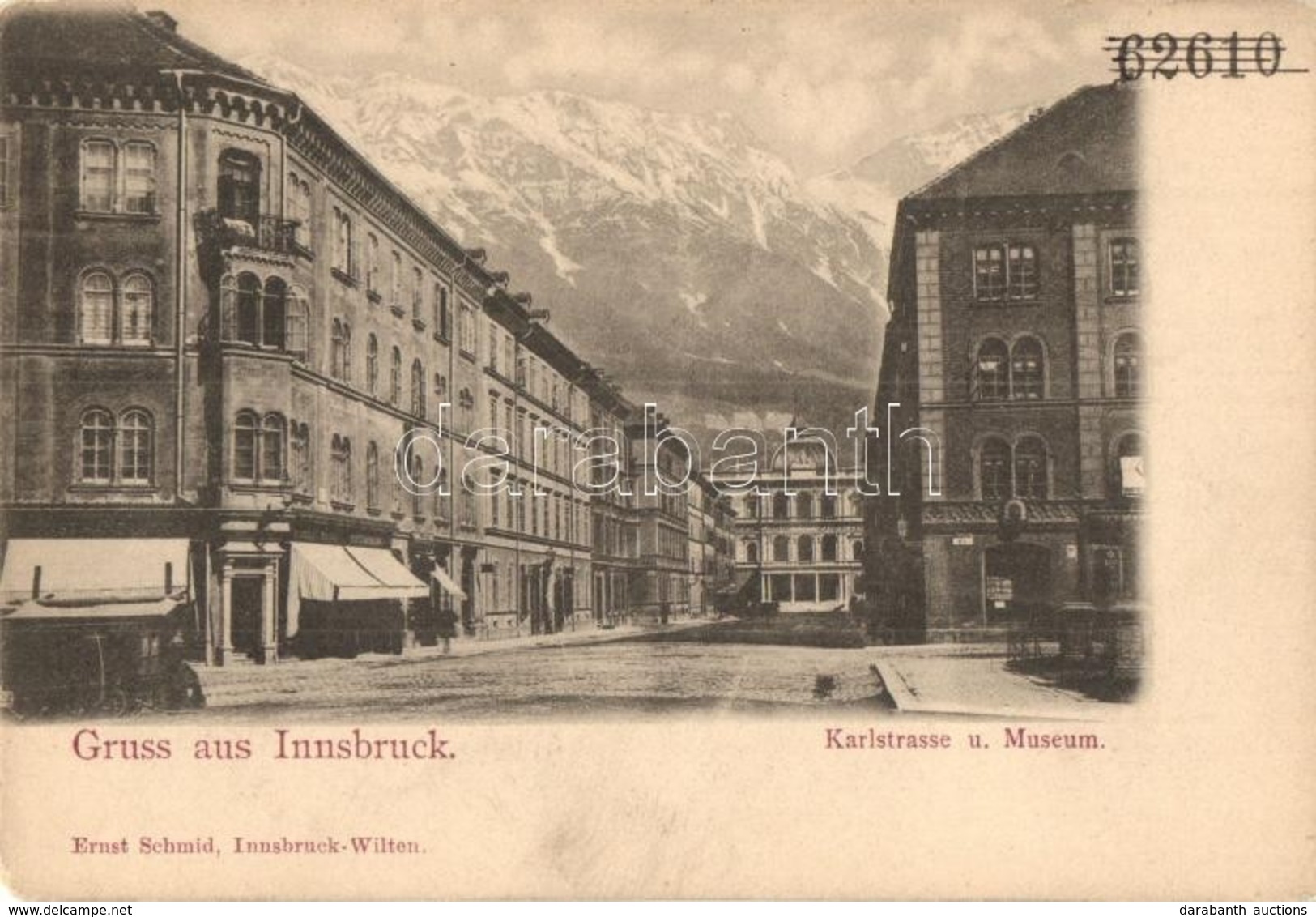 * T2/T3 Innsbruck, Karlstrasse Und Museum / Street View With Museum (EK) - Zonder Classificatie