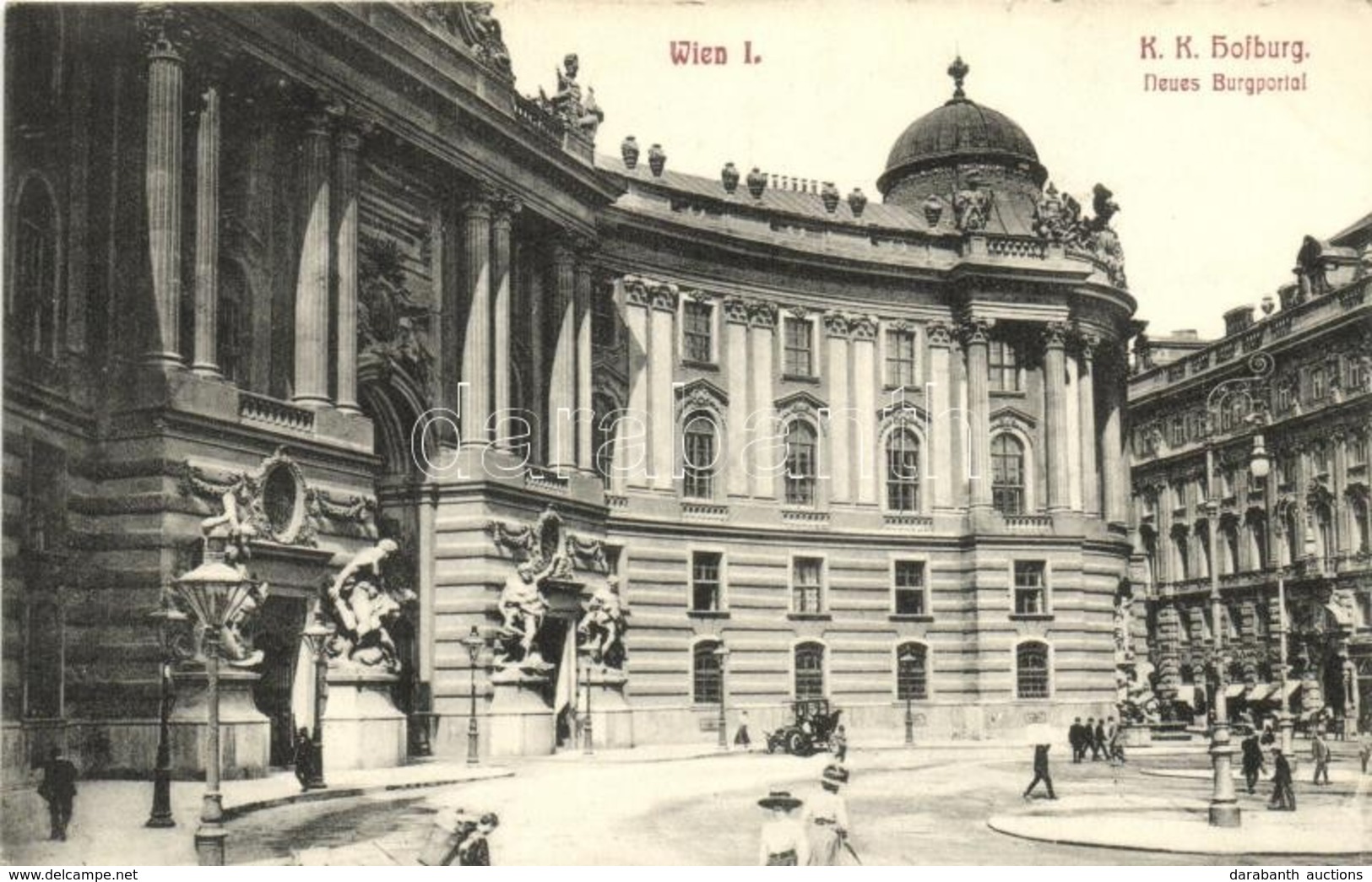 T4 Vienna, Wien I. K.k. Hofburg, Neues Burgportal (fa) - Zonder Classificatie