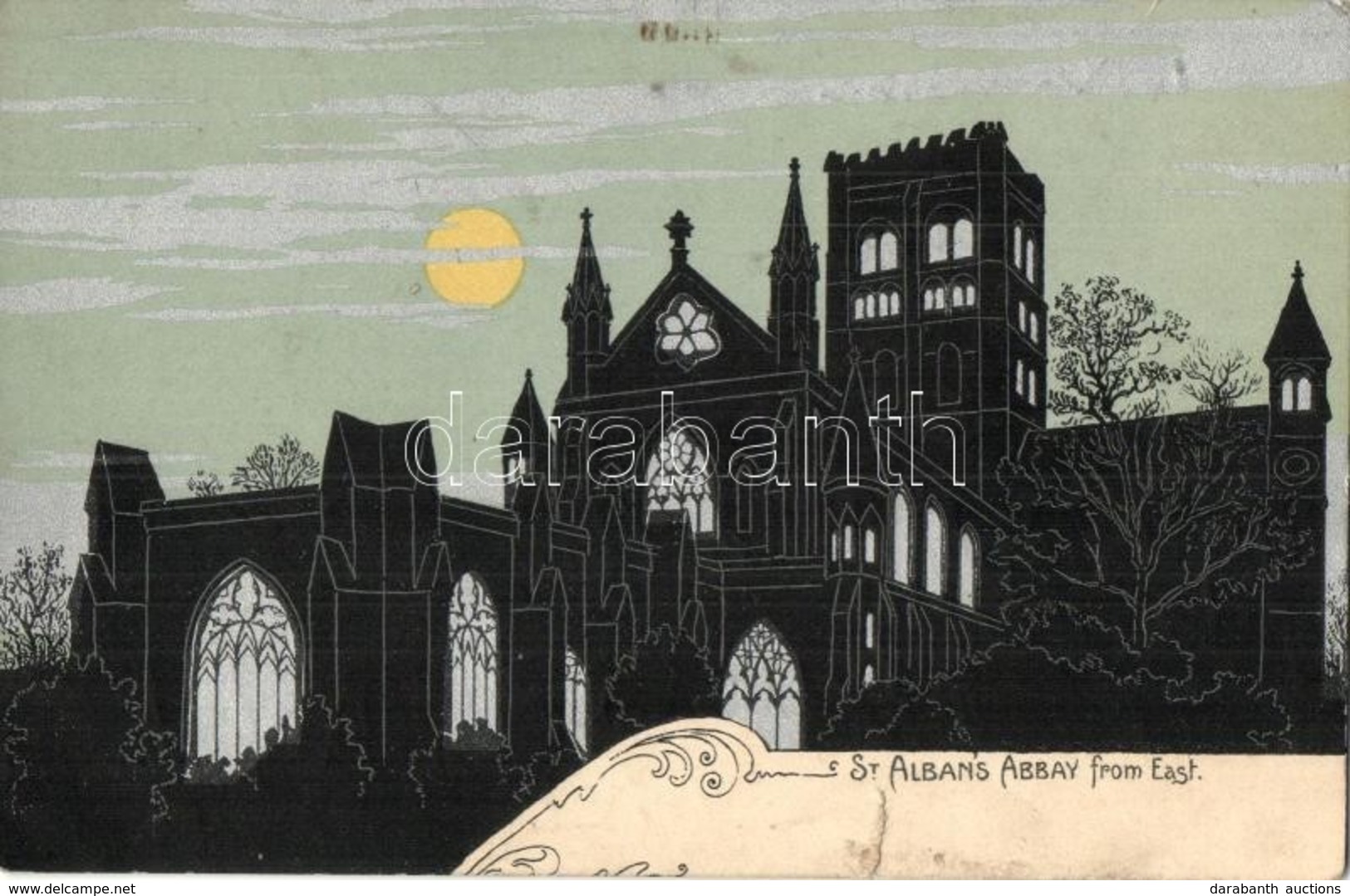 * T2 St Albans, Abbey From East. Art Nouveau - Zonder Classificatie