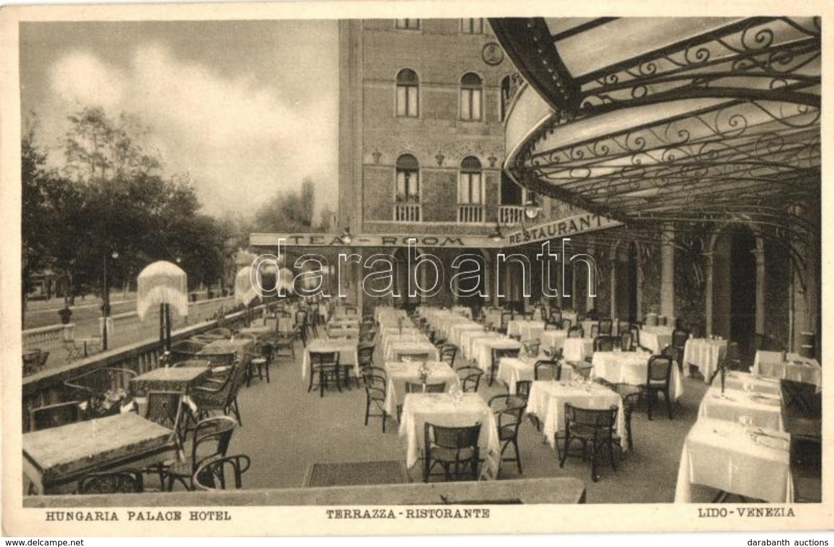 ** T1/T2 Venice, Venezia; Lido, Hungaria Palace Hotel, Terazza Ristorante / Hungarika - Unclassified