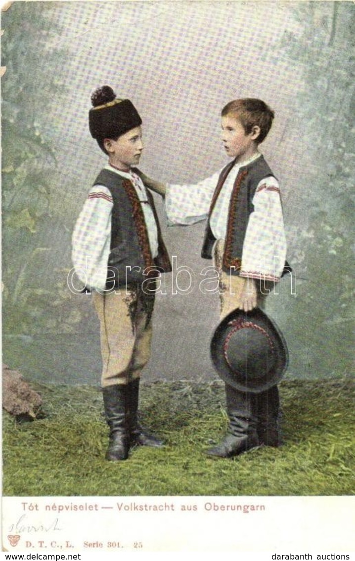 ** T3 Tót Népviselet / Volkstracht Aus Oberungarn / Tót Folklore From Upper Hungary (EB) - Unclassified