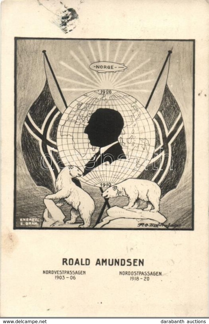 T2 Roald Amundsen, Norwegian Explorer. Nordvestpassagen, Nordostpassagen S: P. O. Moldeubauer - Zonder Classificatie