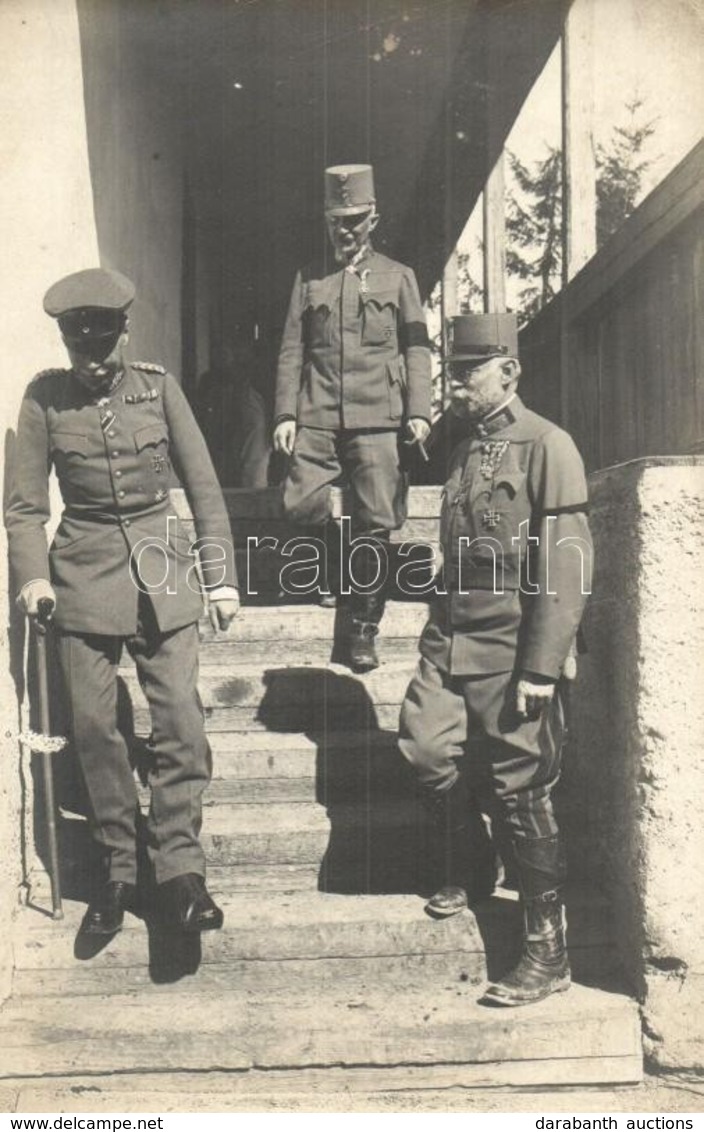 * T2 Krauss Altábornagy 1. Hadtest Parancsnoka, Nagy Pál 40. Honvéd Hadosztály Parancsnoka, Seckt Tábornok / WWI Austro- - Zonder Classificatie