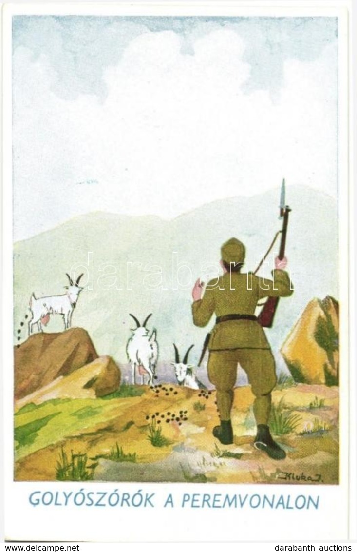 ** T2 Golyószórók A Peremvonalon / WWII Hungarian Military Humour S: Kluka - Unclassified