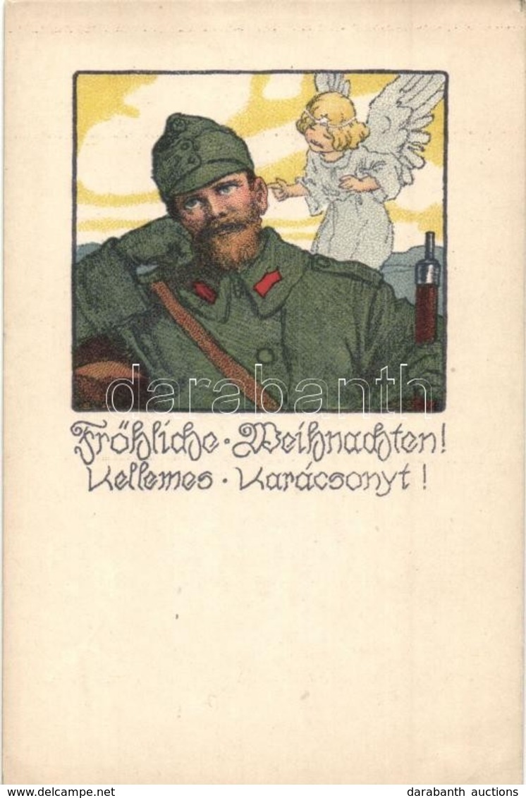 ** T2/T3 Fröhliche Weihnachten! Verlag Der Kriegsfürsorgegruppe Des K.u.k. 1. Armeekommandos / Kellemes Karácsonyt! Oszt - Unclassified