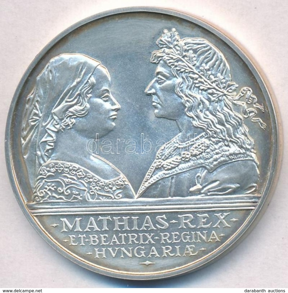 1990. 500Ft Ag 'Mátyás Király / Beatrix' T:BU Kis Patina
Adamo EM113 - Unclassified