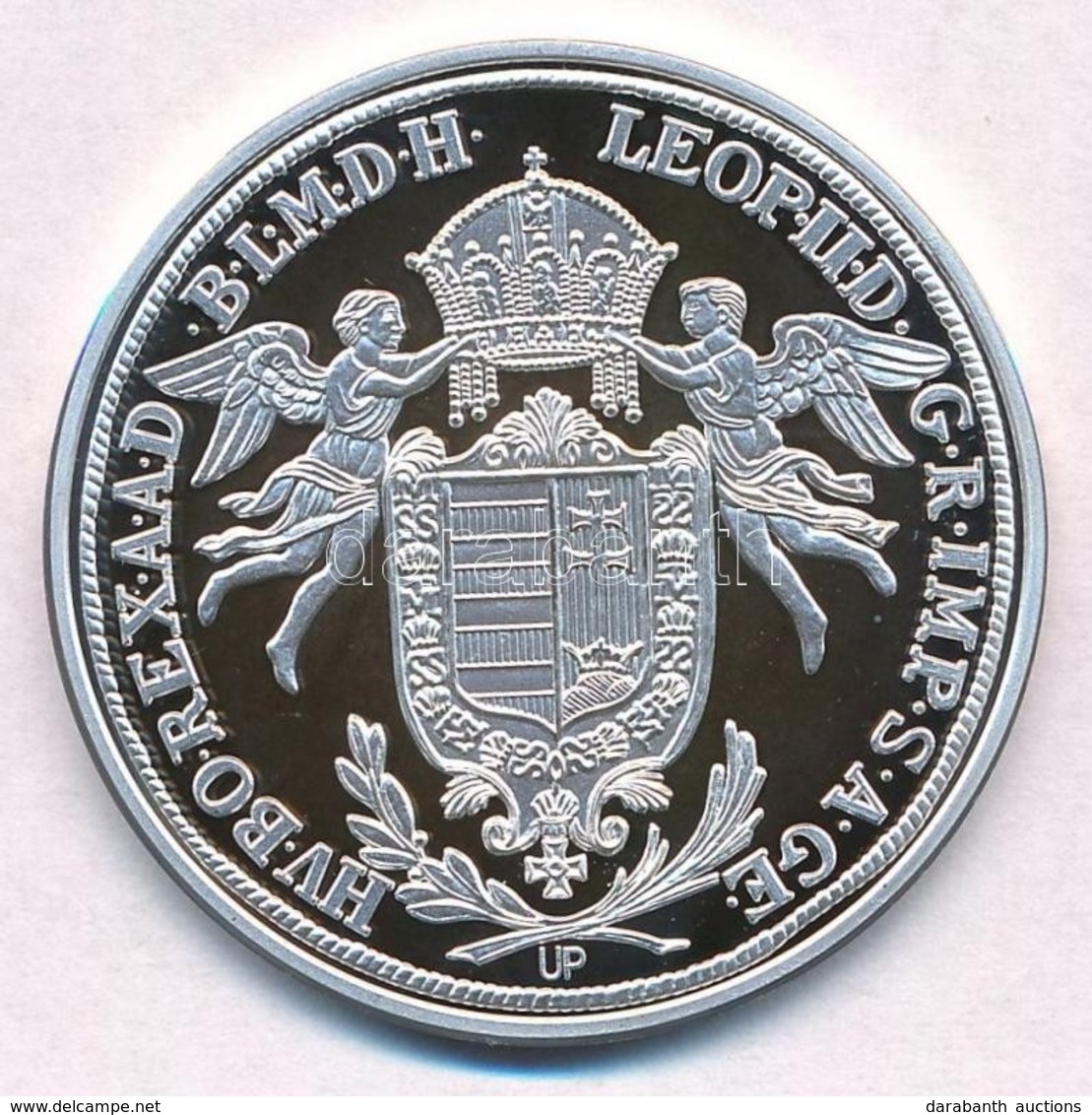 DN 'Magyar Tallérok Utánveretben - II. Lipót Tallérja 1790' Ag Emlékérem Tanúsítvánnyal (20g/0.999/38,6mm) T:PP - Unclassified