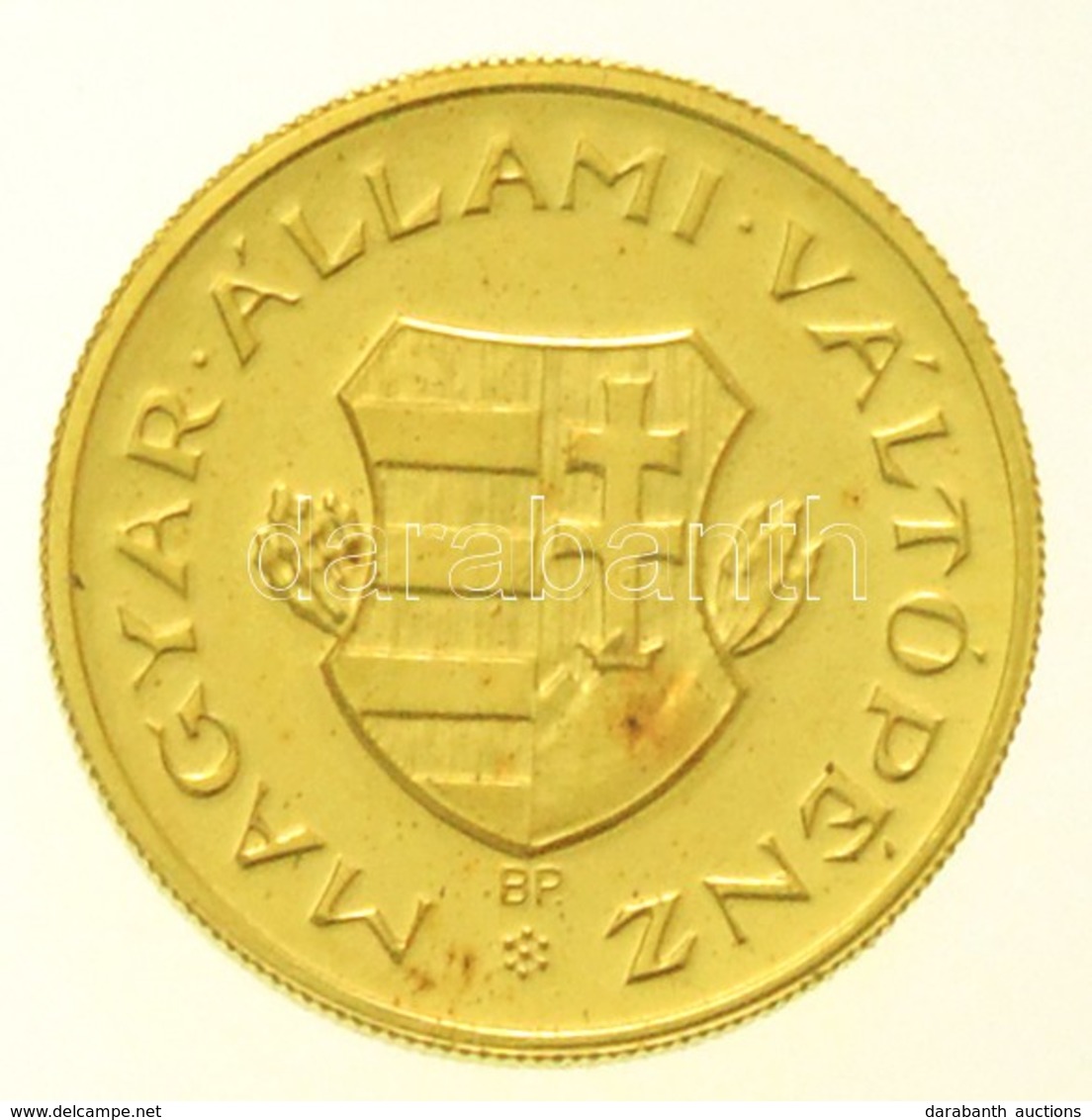 1946. 1Ft Au 'Mini Veret' (0.5g/0.999) T:BU
Hungary 1946. 1 Forint Au (0.5g/0.999) C:BU - Zonder Classificatie