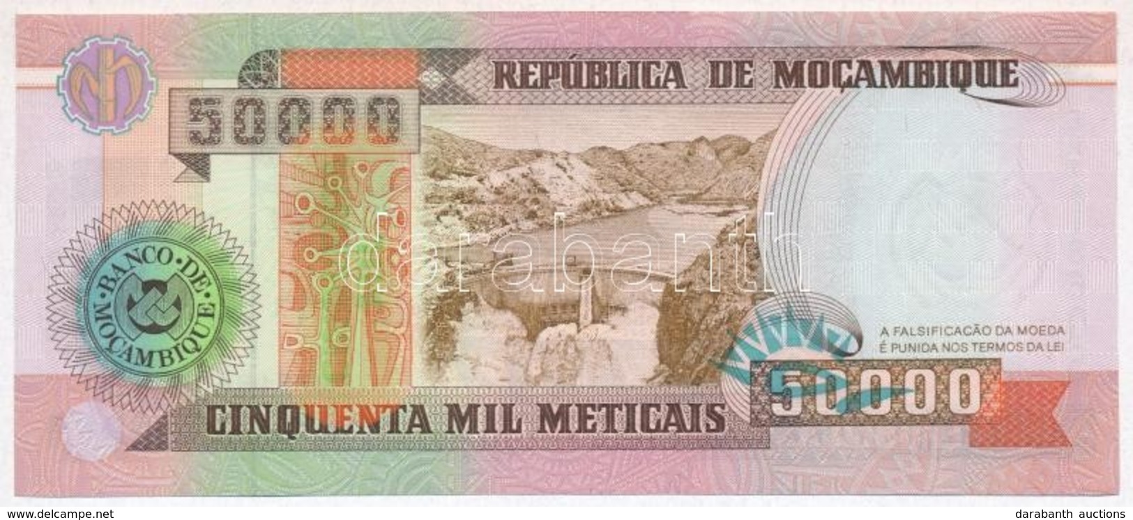 Mozambik 1993. 50.000M T:I
Mozambique 1993. 50.000 Meticais C:UNC - Zonder Classificatie