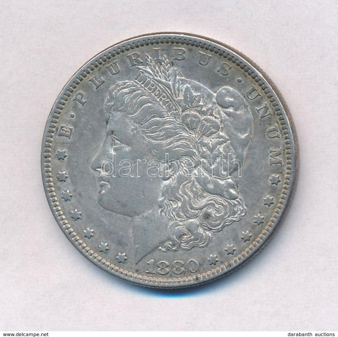 Amerikai Egyesült Államok 1880. 1$ Ag 'Morgan' T:2
USA 1880. 'Morgan' Dollar Ag C:XF
Krause KM#110 - Zonder Classificatie