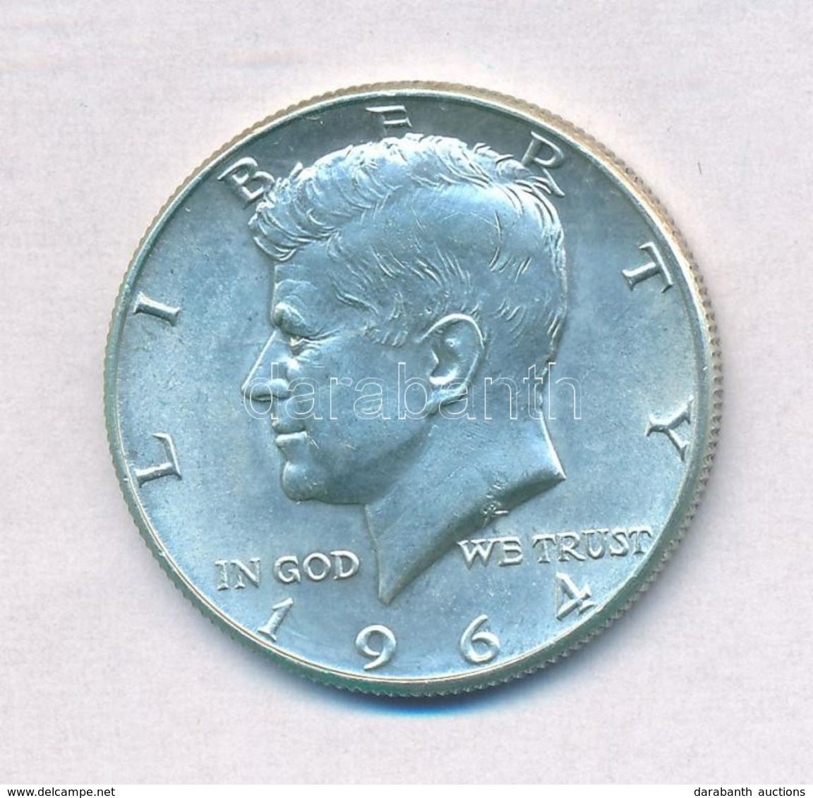 Amerikai Egyesült Államok 1964D 1/2$ Ag 'Kennedy' T:1-
USA 1964D 1/2 Dollar Ag 'Kennedy' C:AU
Krause KM#202 - Zonder Classificatie