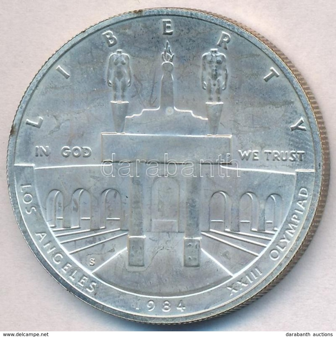 Amerikai Egyesült Államok 1984S 1$ Ag 'XXIII. Nyári Olimpiai Játékok Los Angeles' T:1-
USA 1984S 1 Dollar Ag 'Games Of T - Unclassified