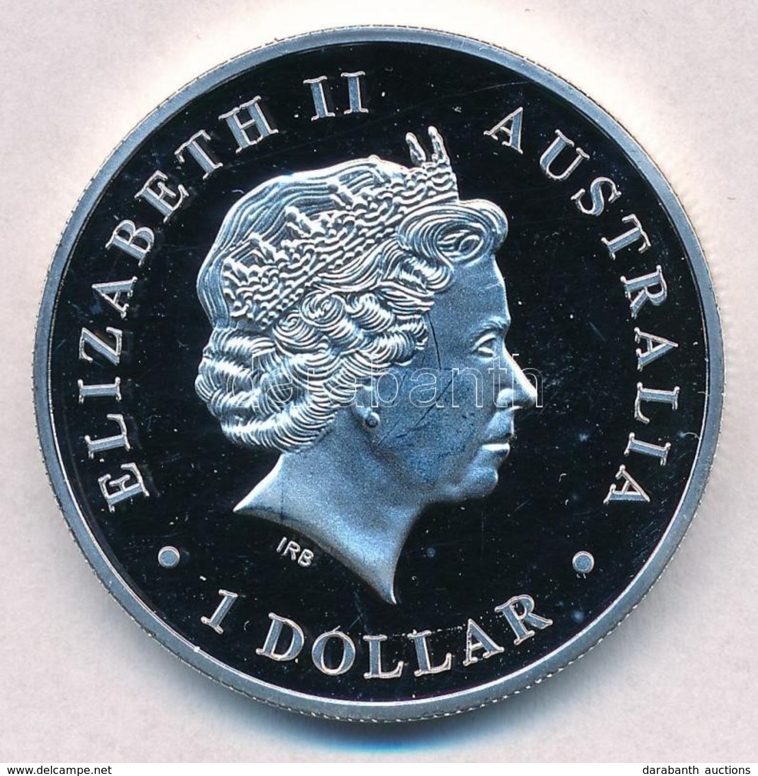 Ausztrália 2015. 1$ Ag 'II. Erzsébet / Ausztrál Krokodil' (1oz/0.999) T:PP Australia 2015. 1 Dollar Ag 'Elisabeth II / A - Unclassified