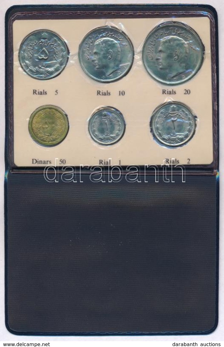 Irán 1972. 50d-20R (6xklf) Forgalmi Sor Eredeti Tokban T:1,1- Patina
Iran 1972. 50 Dinars - 20 Rials (6xdiff) Coin Set I - Unclassified