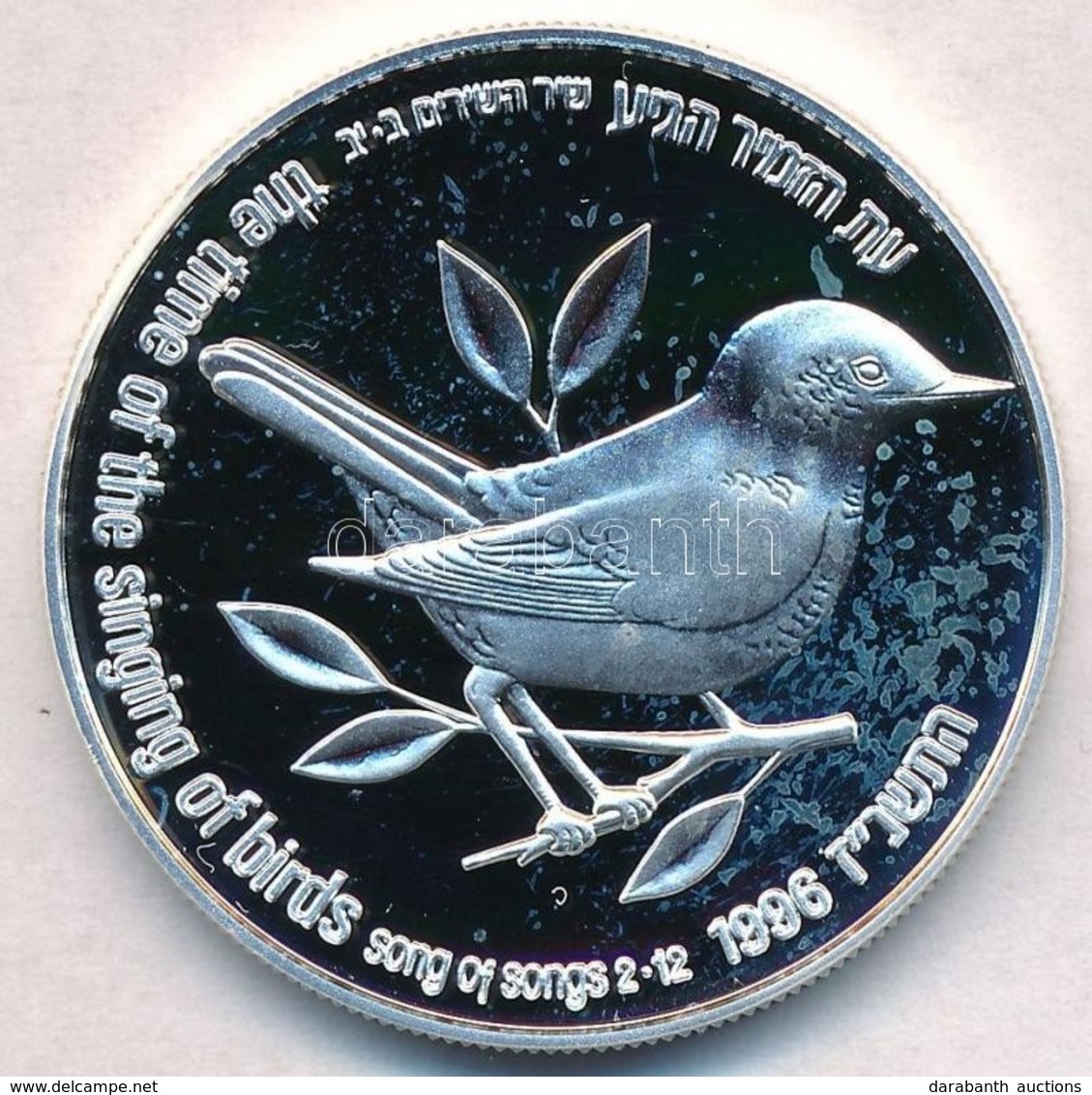 Izrael 1996. 2Sh Ag 'Fülemüle' T:PP Kis Fo.
Israel 1996. 2 Sheqalim Ag 'Nightingale' C:PP Small Spots
Krause KM#292 - Unclassified