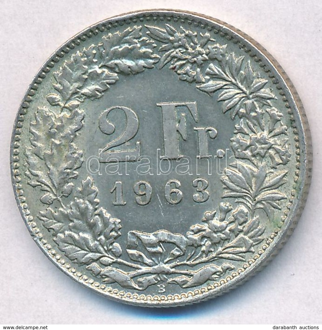 Svájc 1963. 2Fr Ag T:2
Switzerland 1963. 2 Francs Ag C:XF - Unclassified