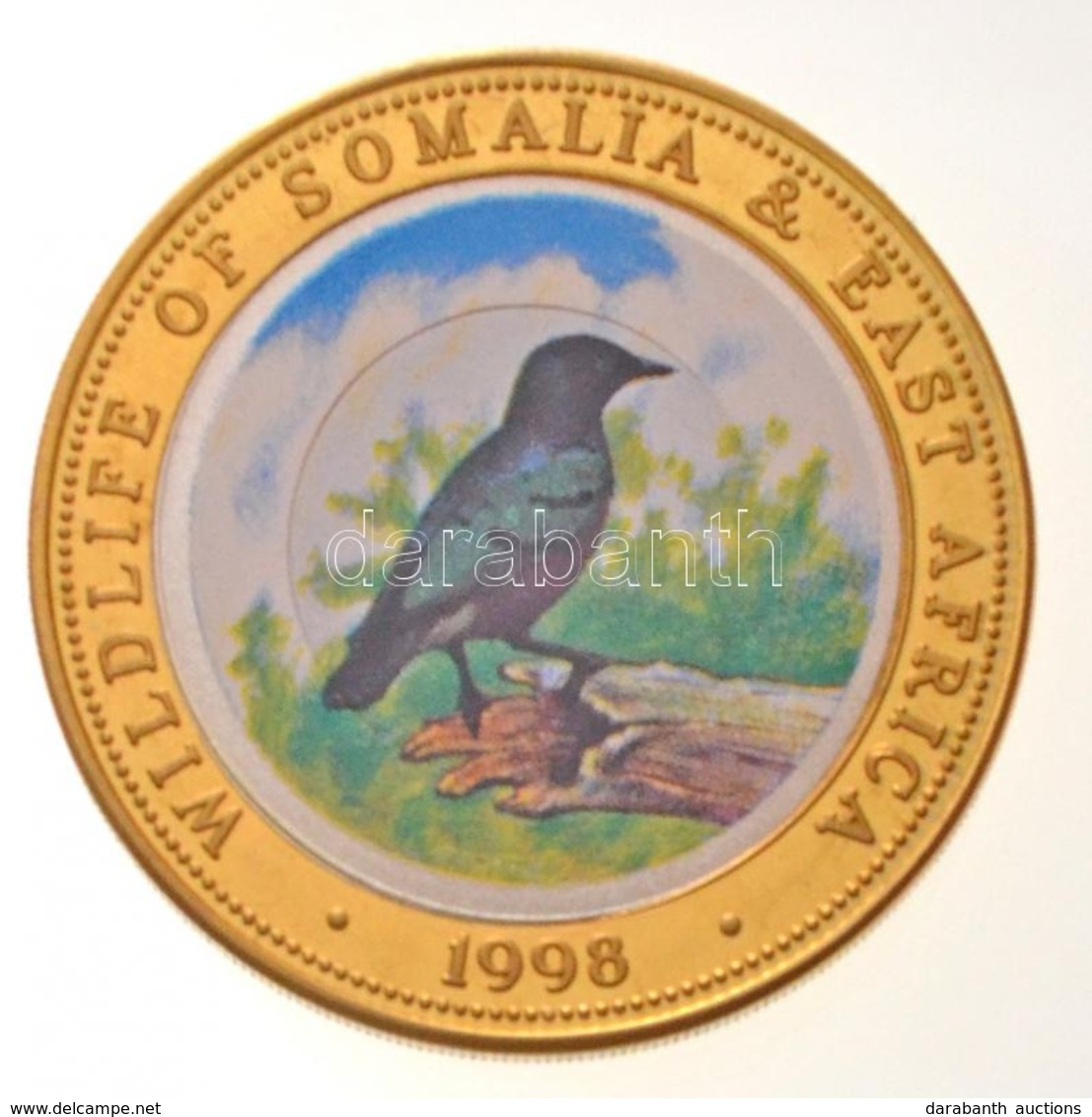 Szomália 1998. 250Sh Sárgaréz-Cu-Ni Bimetál 'Seregély' Multicolor T:1- 
Somalia 1998. 250 Shillings Bi-Metallic Brass Ce - Unclassified