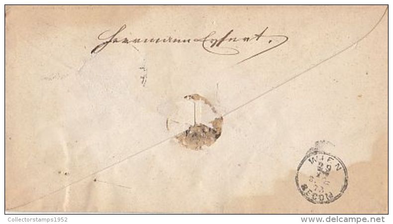 69057- EMPEROR FRANZ JOSEF 1ST, REGISTERED COVER STATIONERY, 1873, AUSTRIA - Brieven En Documenten