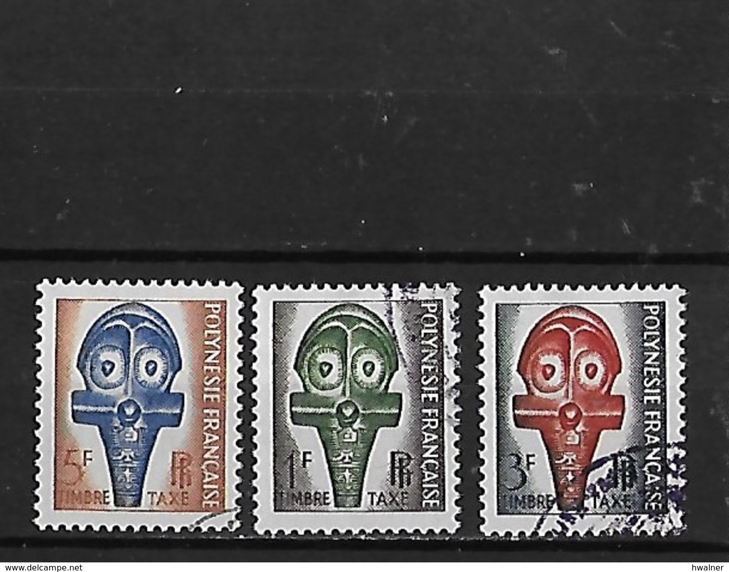 Polynesie Yv. Taxes 1-3 O. - Timbres-taxe