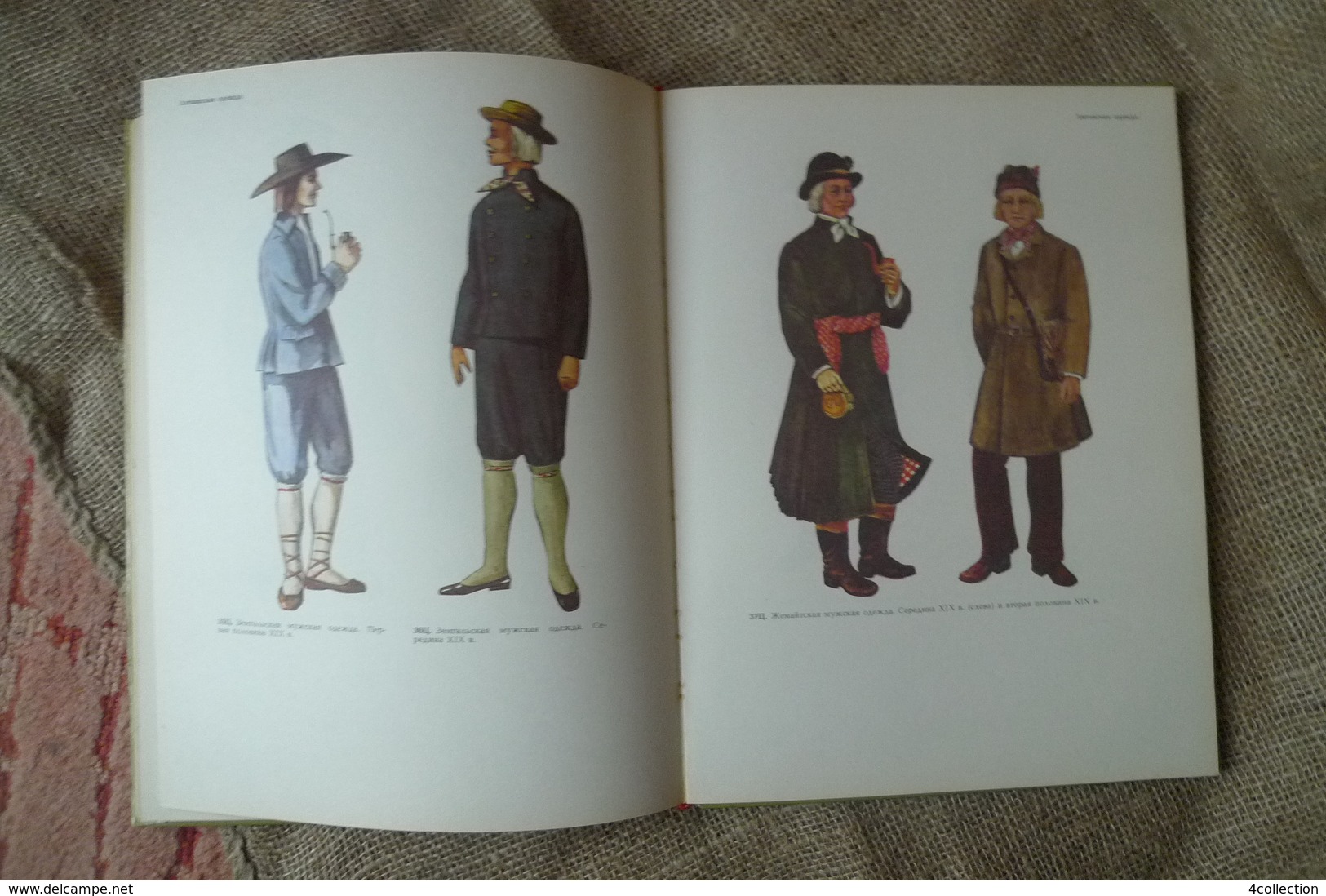 Latvia Riga 1986 Old Book illustrated Historical & Ethnographic Atlas of the Baltic States Traditional Costumes Clothes