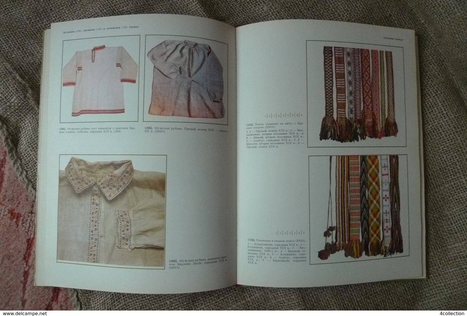Latvia Riga 1986 Old Book illustrated Historical & Ethnographic Atlas of the Baltic States Traditional Costumes Clothes