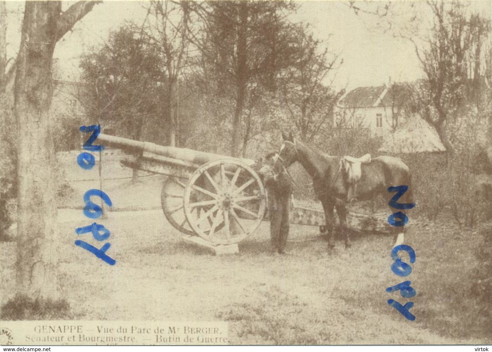 GENAPPE - Vue Du Parc De Mr BERGER  (  CPA 15 X 10.5   Carte  ADEPS ) - Genappe