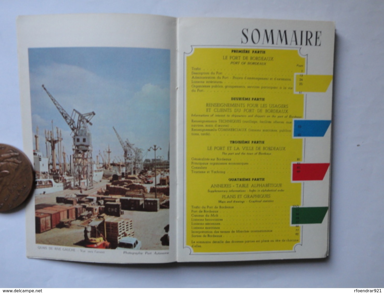 2 Guides Des PORTS DE BORDEAUX 1960 Et LOIRE MARITIME(Nantes,St Nazaire,Donges) 1964 - Géographie