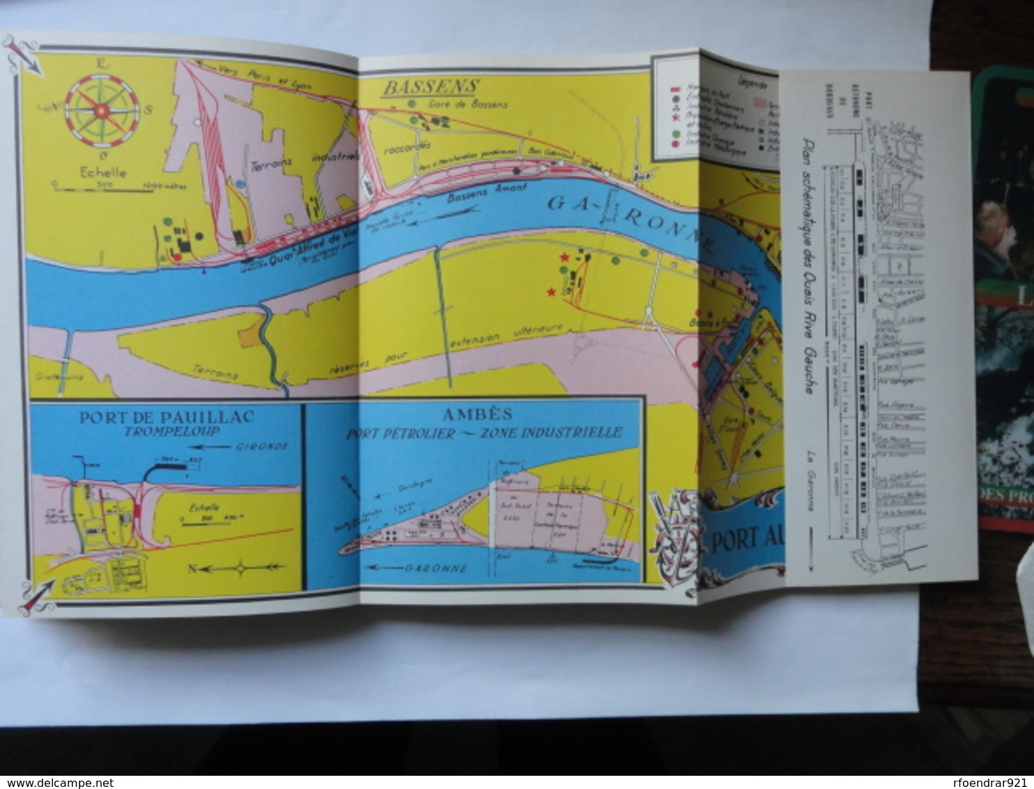 2 Guides Des PORTS DE BORDEAUX 1960 Et LOIRE MARITIME(Nantes,St Nazaire,Donges) 1964 - Géographie