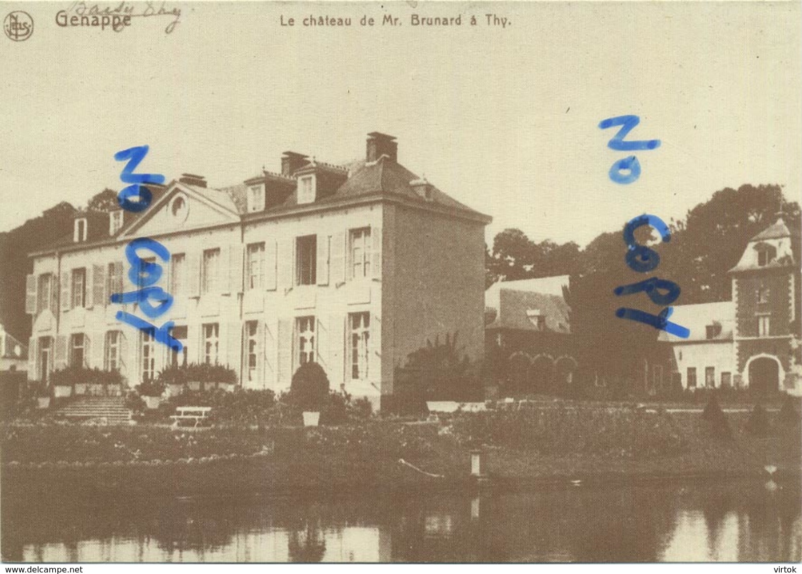 GENAPPE -- Le Château De Mr. Brunard à THY  (  CPA 15 X 10.5   Carte  ADEPS ) - Genappe