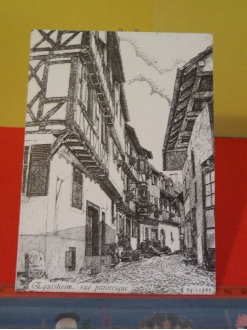 Carte Postale> [68] Haut-Rhin > Eguisheim > Rue Pittoresque Ancienne  > Non Circulé - Altri & Non Classificati