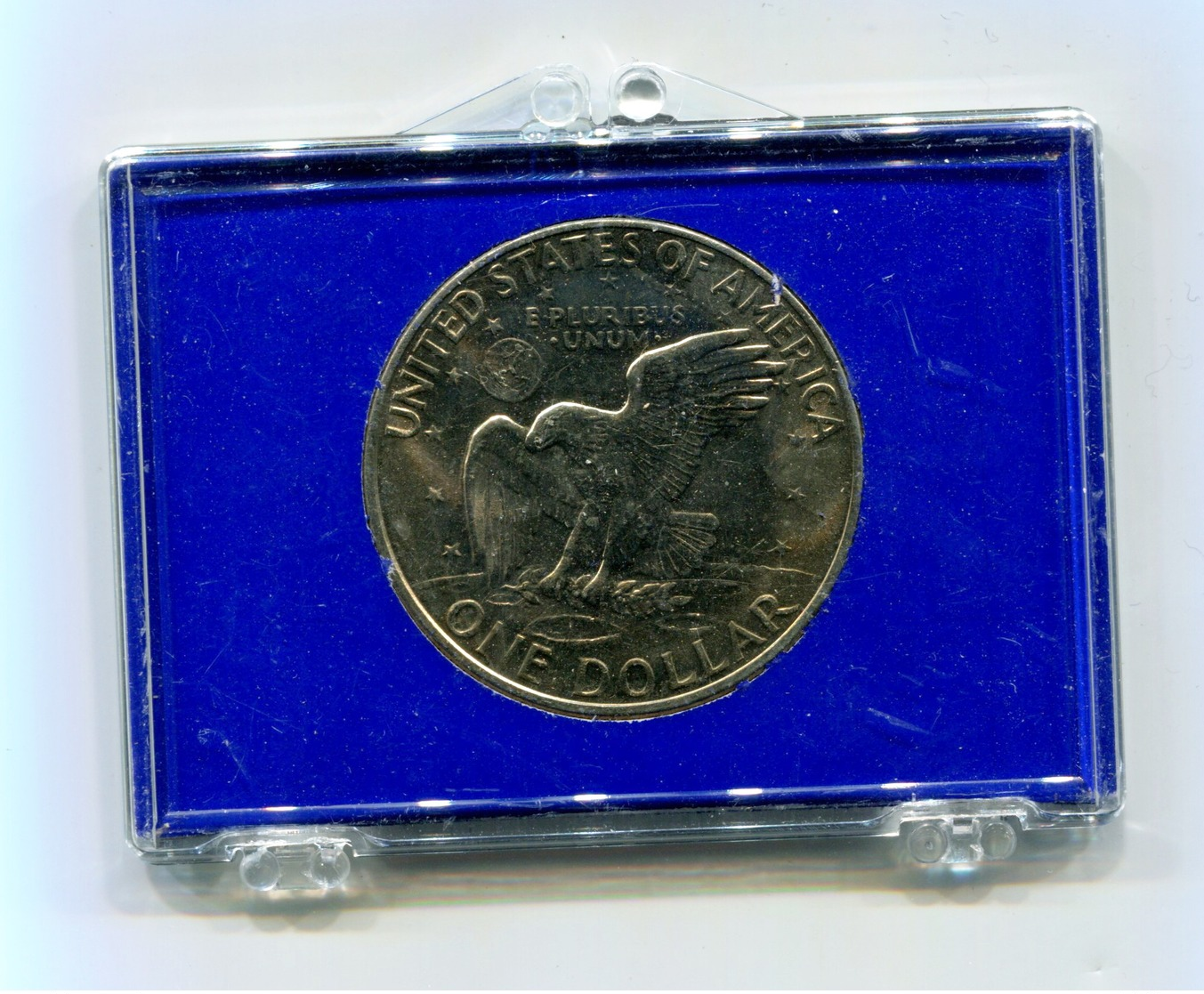 1972-D Eisenhower 'Encased' $1 Coin - 1971-1978: Eisenhower