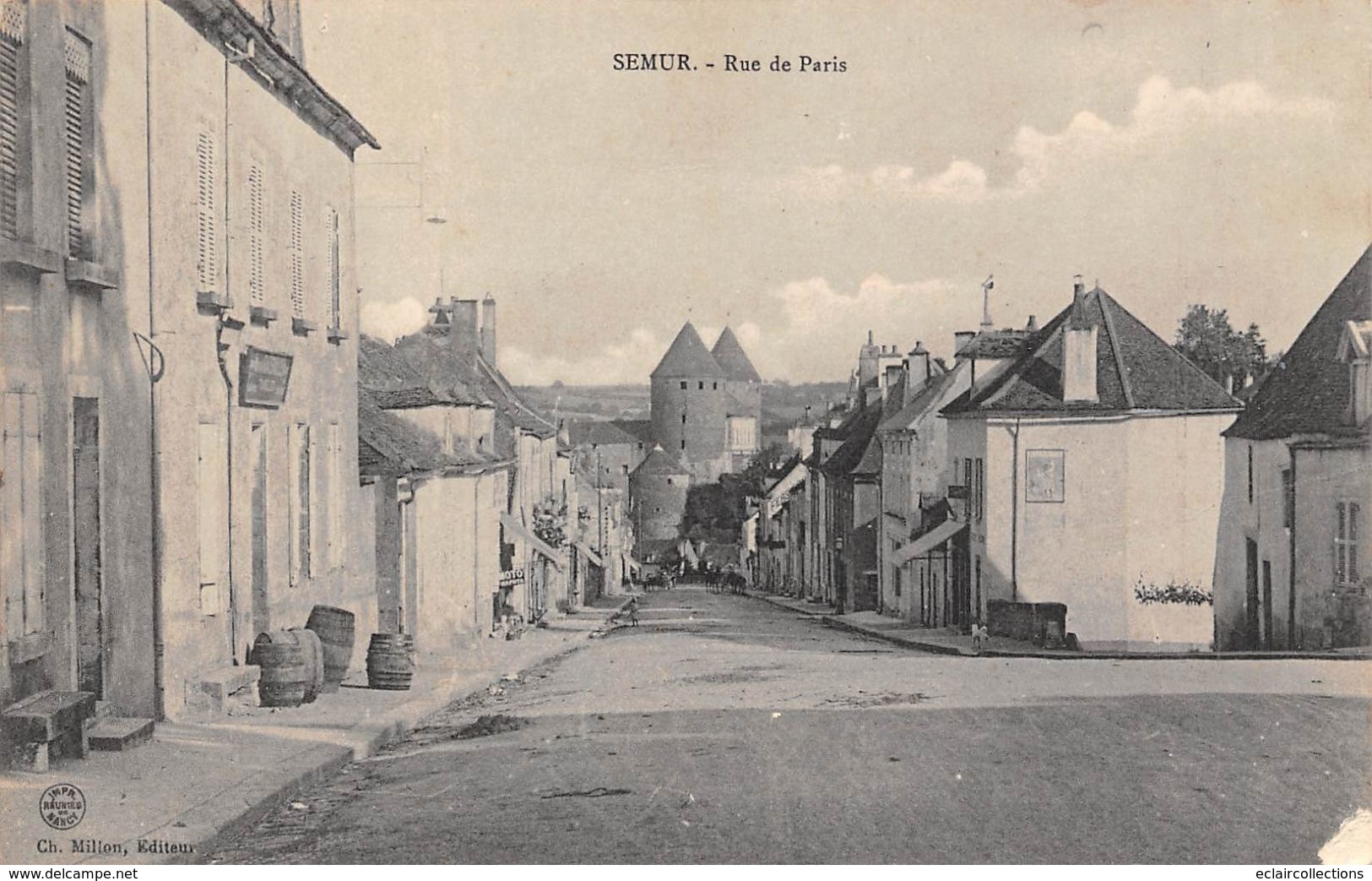 Semur En Auxois     21       Rue De Paris           (voir Scan) - Semur