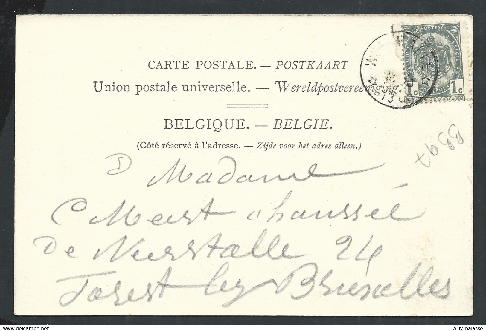 +++ CPA - WESTMALLE - Cistercienzer Abdij - Kloosterpand - Cachet Relais   // - Malle