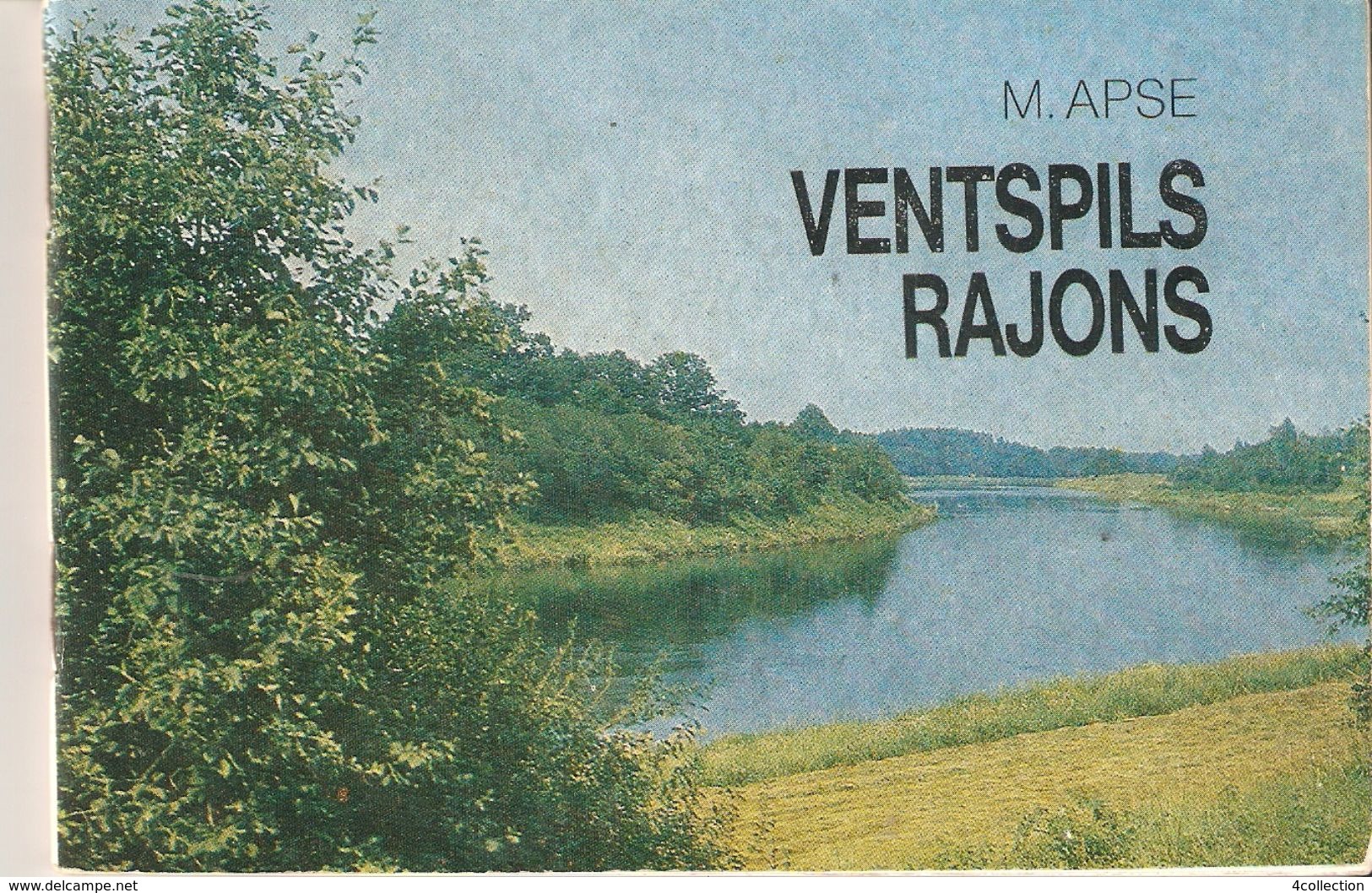 K2 Latvia Ventspils Area Region District USSR Soviet Illustrated Guidebook Tourist Book Vintage Travel Guide Avots 1982 - Other & Unclassified