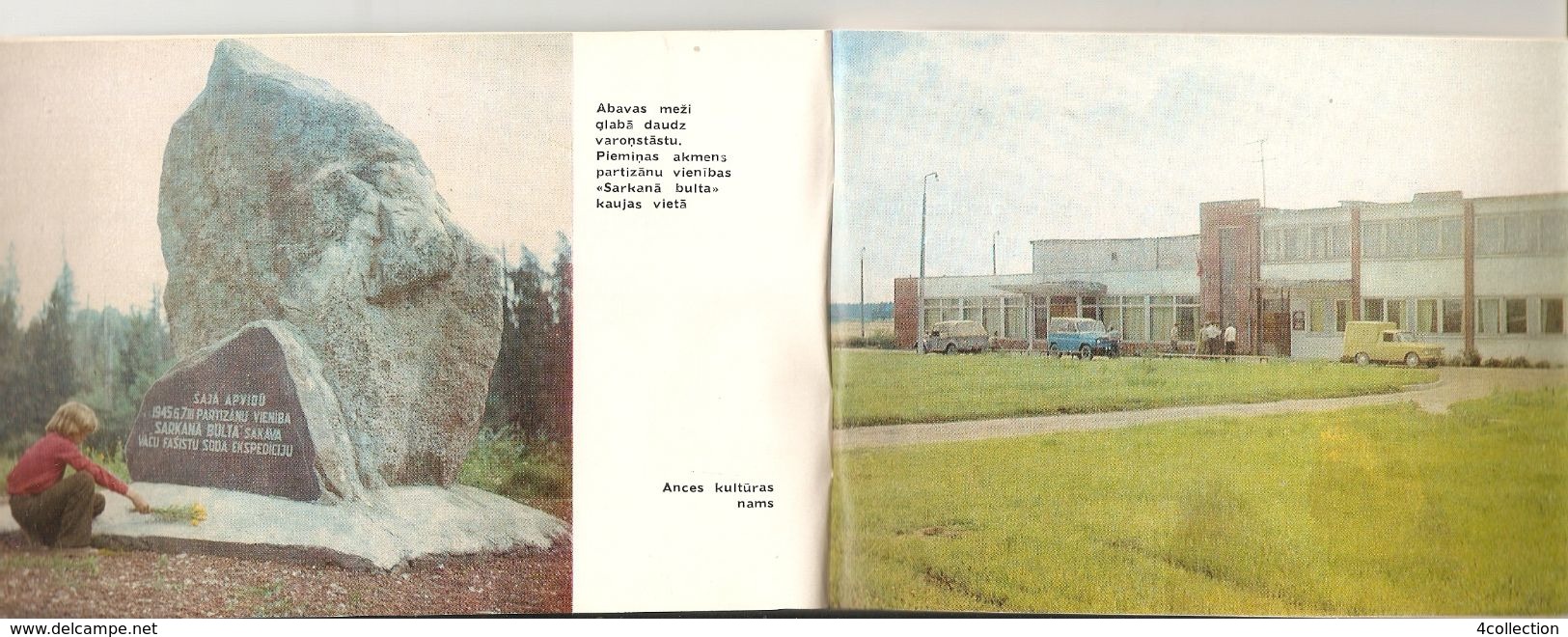 K2 Latvia Ventspils Area Region District USSR Soviet Illustrated Guidebook Tourist Book Vintage Travel Guide Avots 1982 - Other & Unclassified