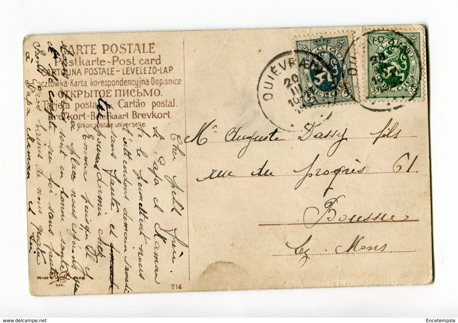 CPA - Carte Postale - Belgique - S.W.Clutten - Scène De Campagne - 1931 (CP81) - Collections & Lots