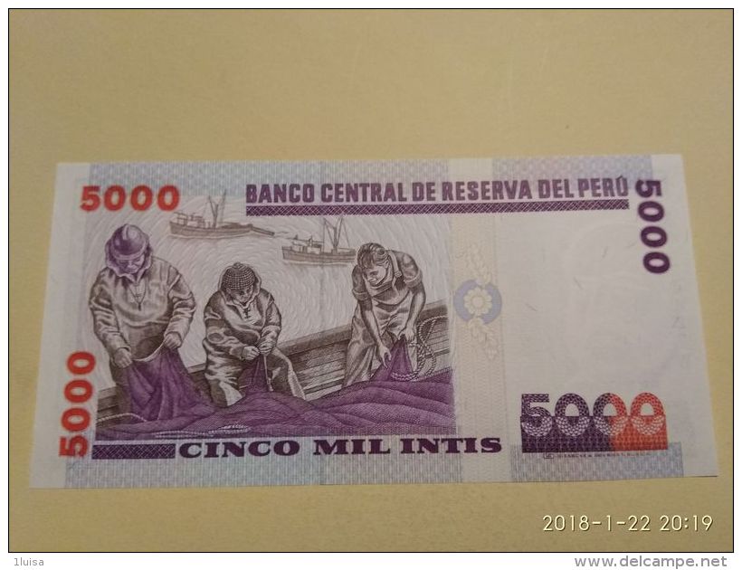 5000 Intis 1988 - Perù