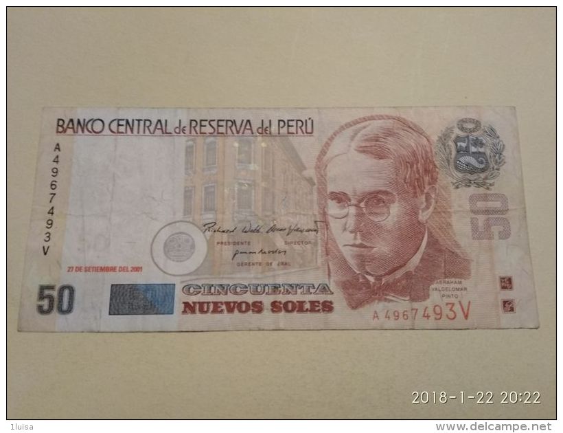 50 Soles 2001 - Perù