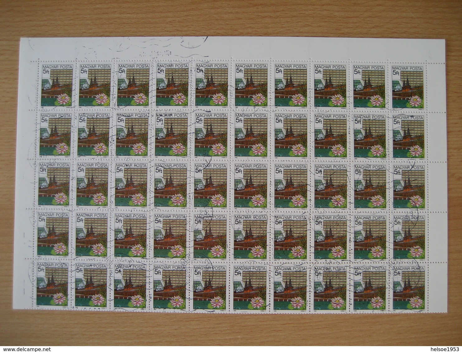 Ungarn 1983- Freimarke Erholungsorte, Mi. Nr. 3649A Gestempelt - Full Sheets & Multiples