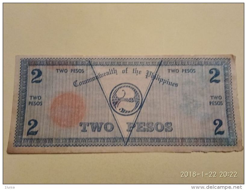 2 Pesos 1942 - Filippine