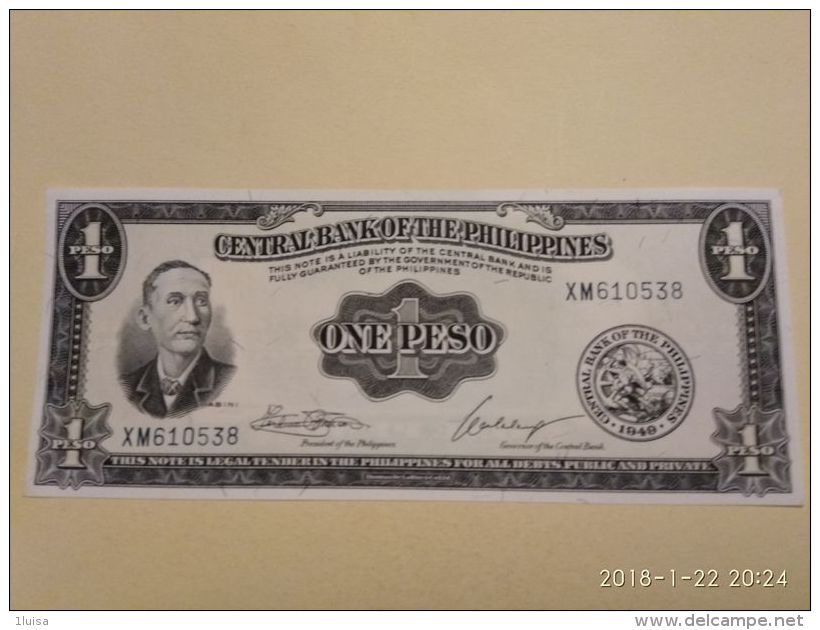 1 Peso 1949 - Filippine