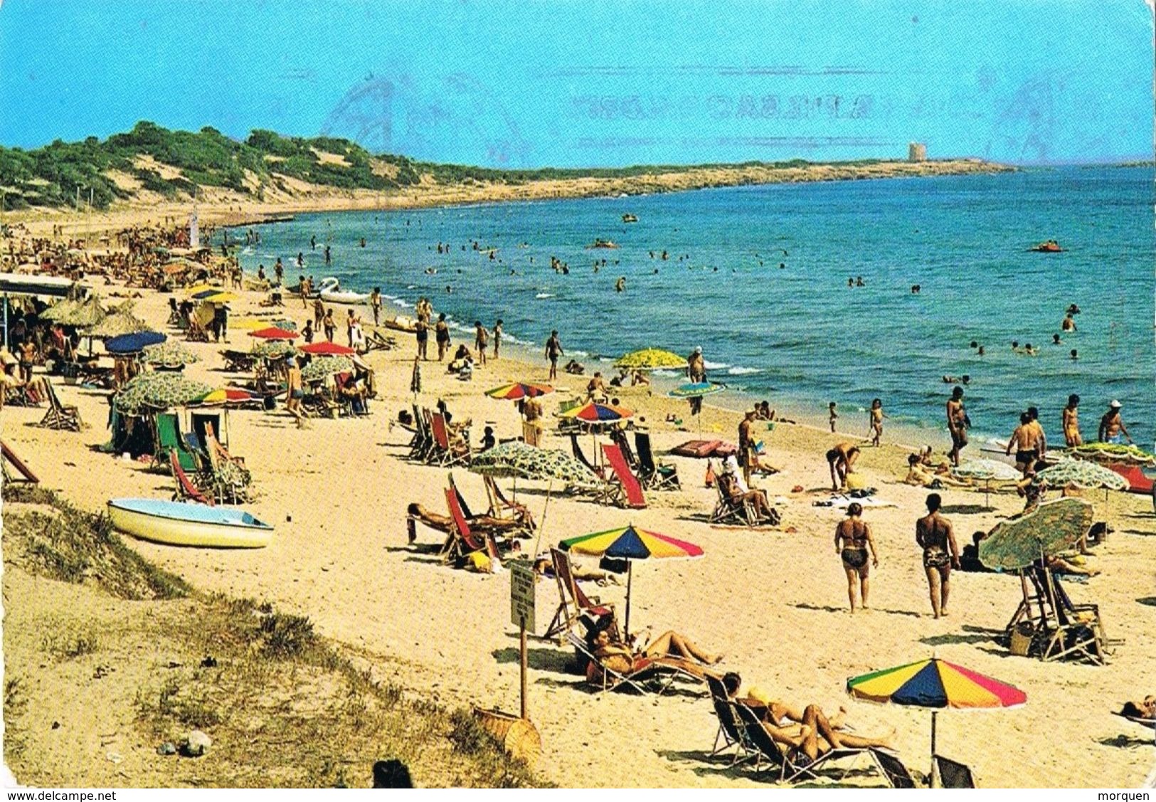 27224. Postal IBIZA (Baleares) 1974. Playa De Las Salinas - Cartas & Documentos