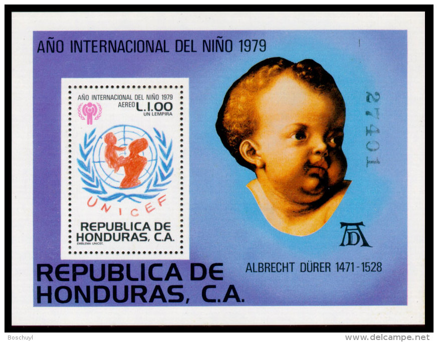 Honduras, 1980, International Year Of The Child 1979, IYC, UNICEF, United Nations, MNH, Michel Block 32 - Honduras