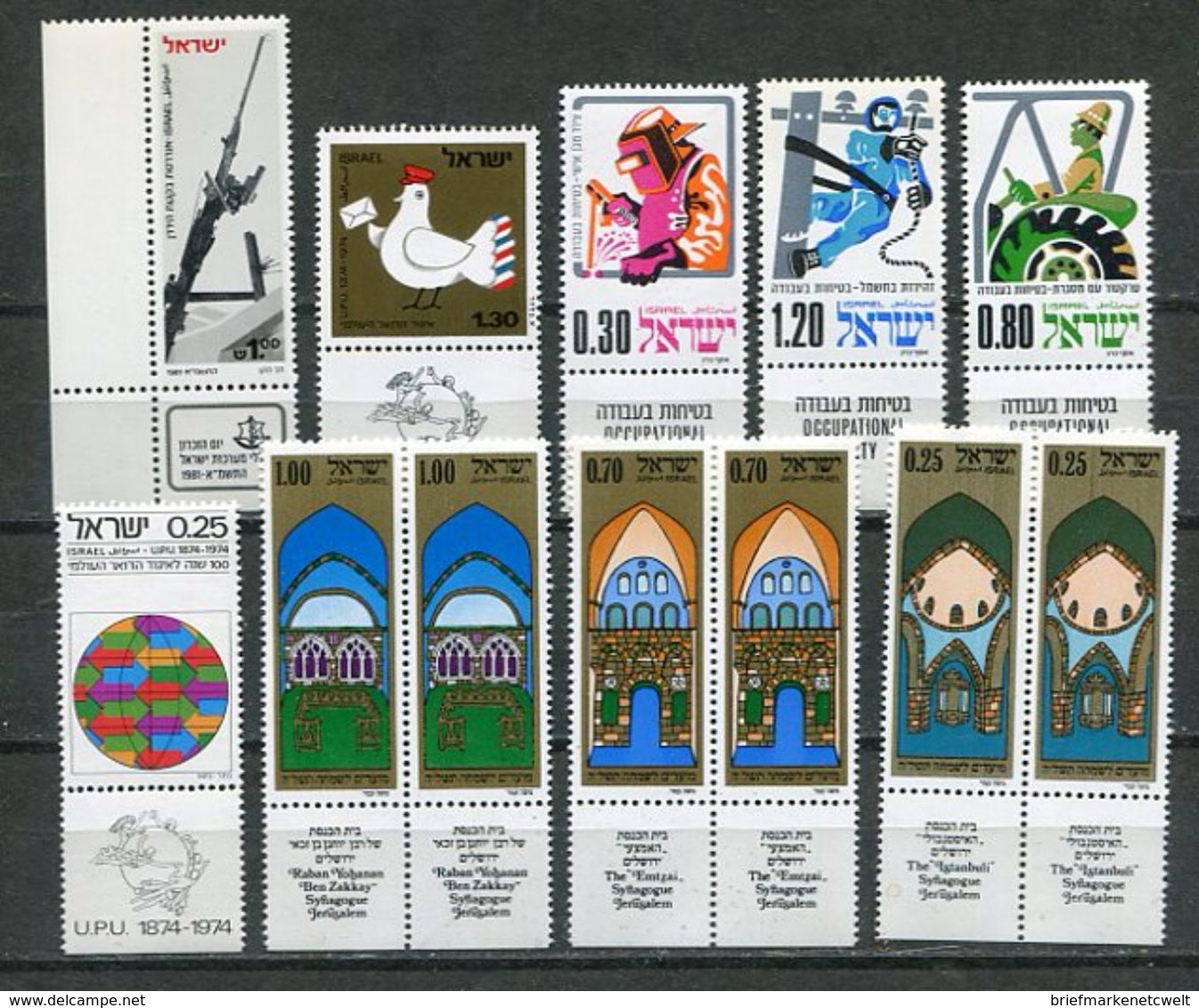 Israel / Int./guenst. Lot ** (02508-20) - Vrac (max 999 Timbres)